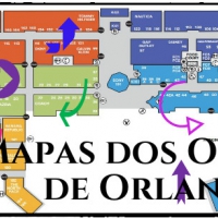 Mapas dos outlets de Orlando